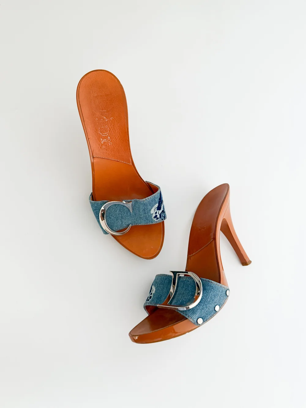 Christian Dior by John Galliano Vintage Denim Butterfly